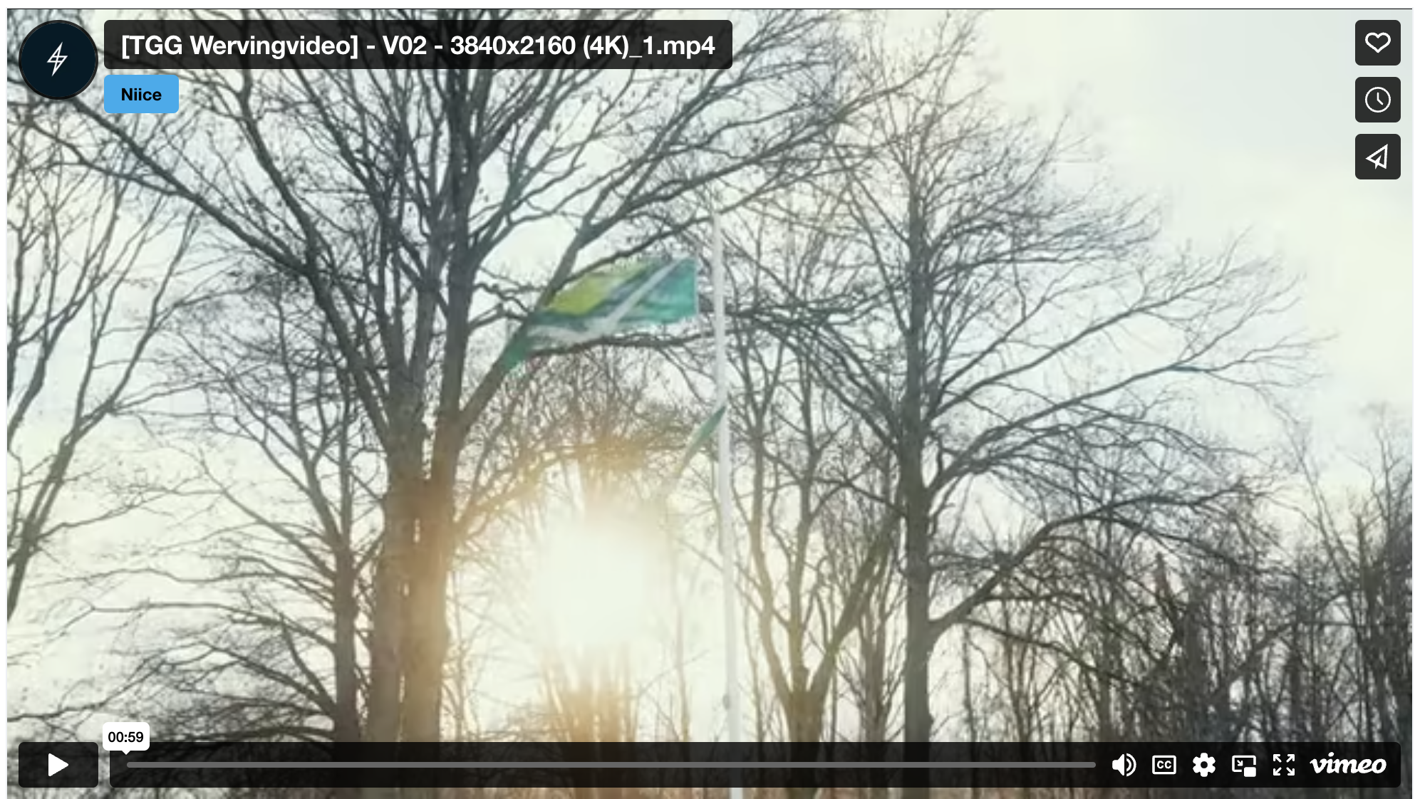 Nieuwe video voor TGG